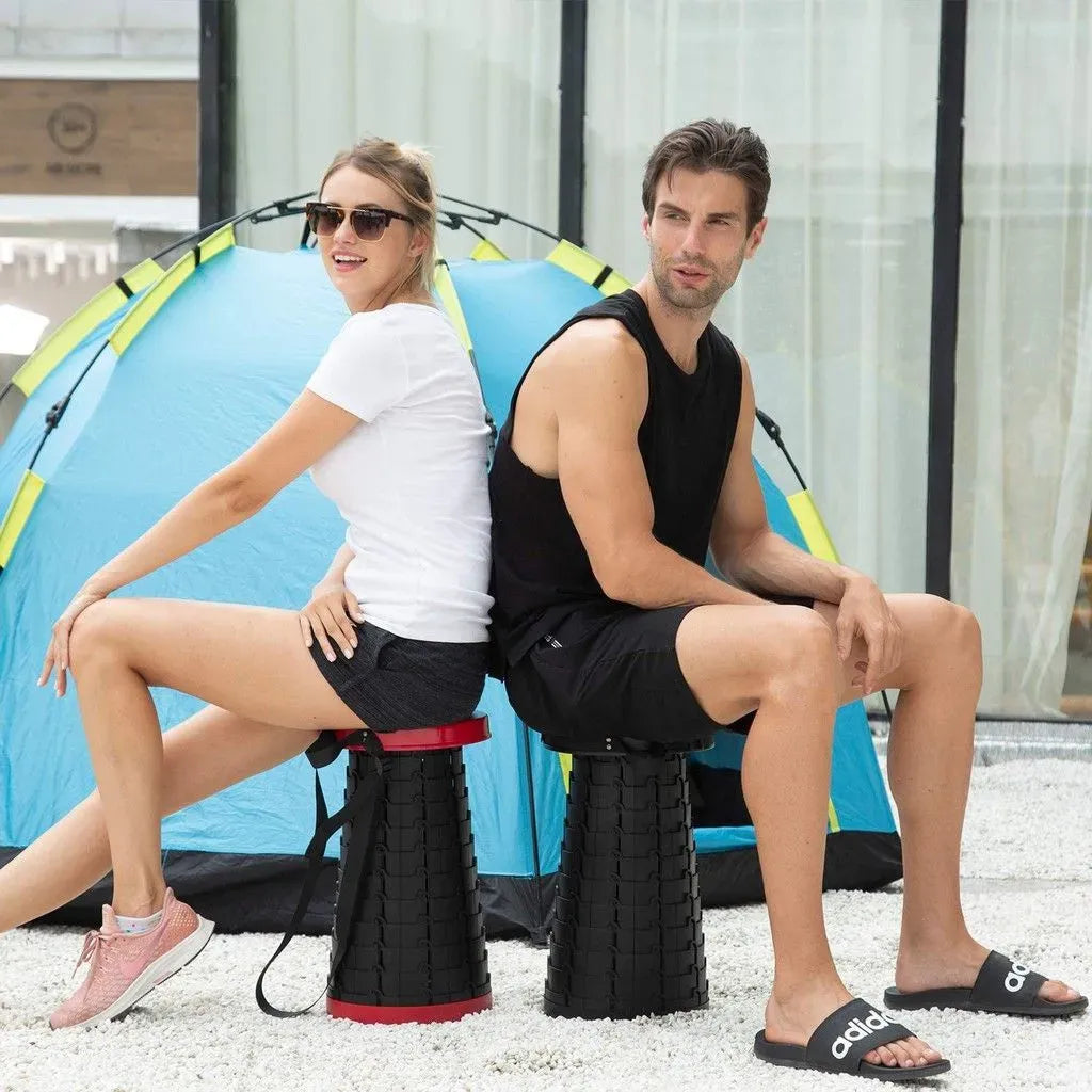 Portable Retractable Folding Stool Chair