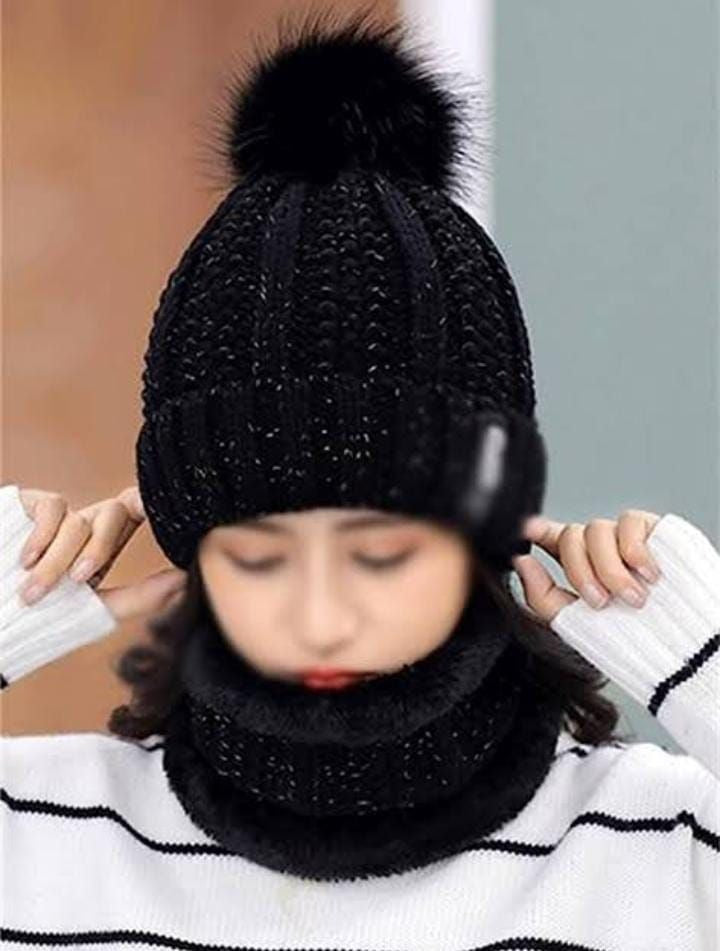 LADIES WINTER CAP 2PIECE SET
