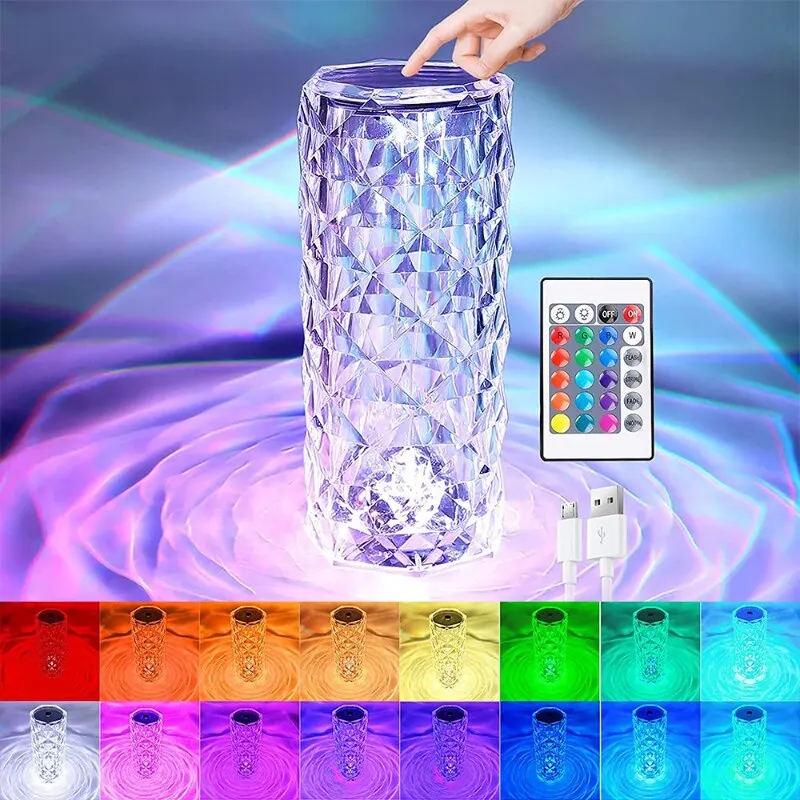 16Colors USB Rechargeable LED