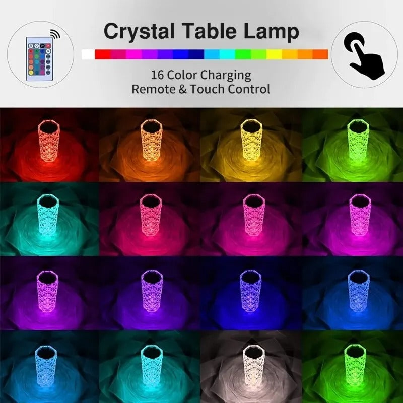 16Colors USB Rechargeable LED